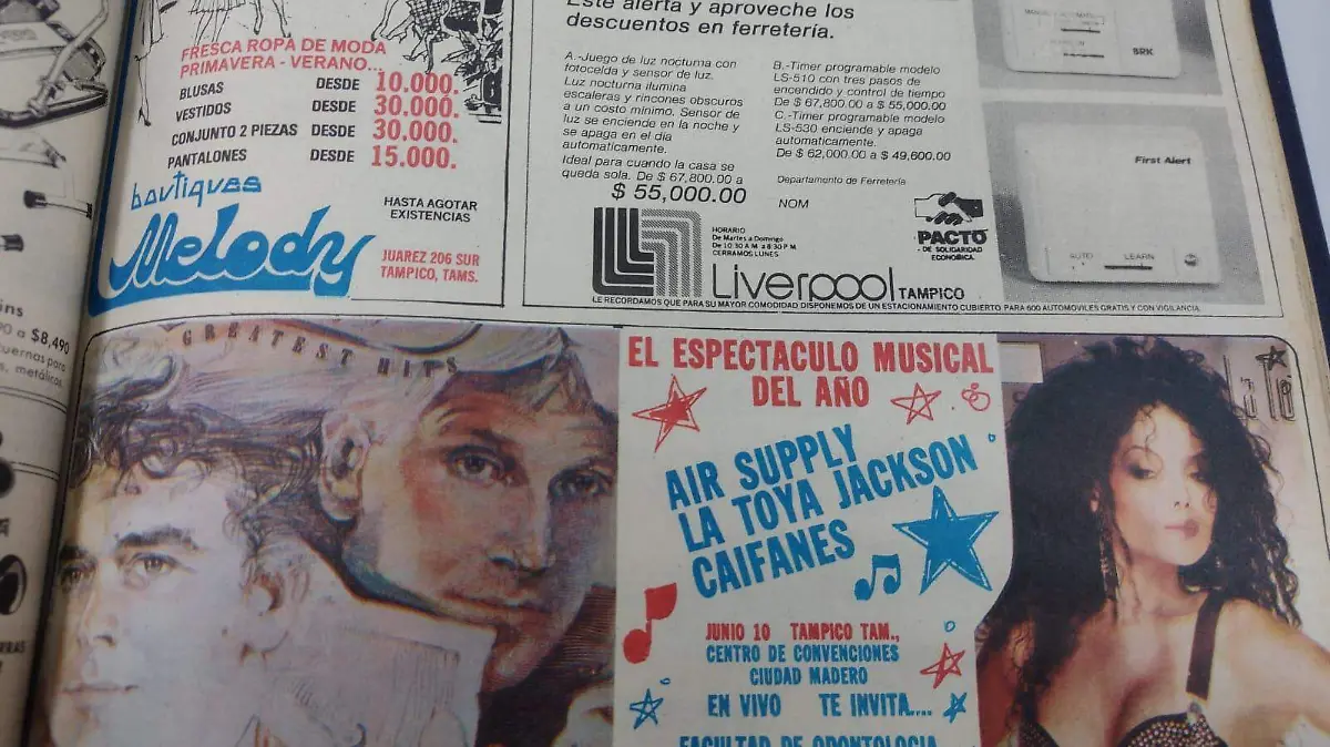 Hace 34 años Air Suply se presentó por primera vez en Ciudad Madero